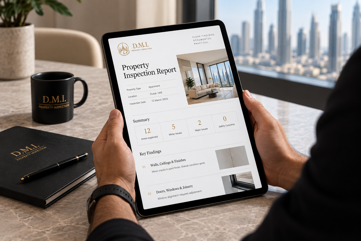 D.M.I sample property inspection report